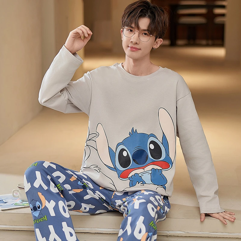 纯棉睡衣男款春秋季夏2024年新款四季通用长袖男士大码家居服套装