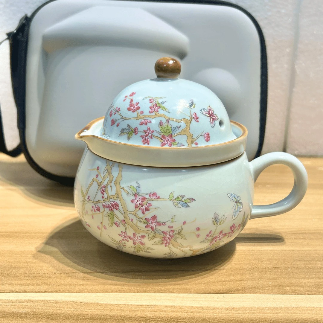 A666一人饮企鹅杯紫藤花