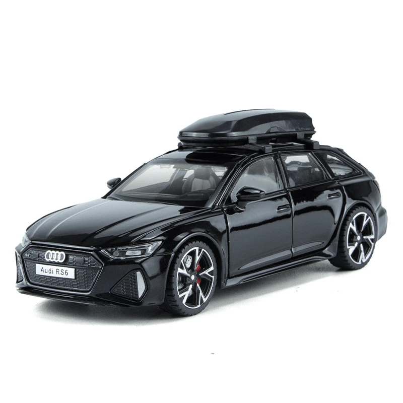1/32 RS6仿真合金声光汽车模型转向奥玩男孩具迪摆件礼品