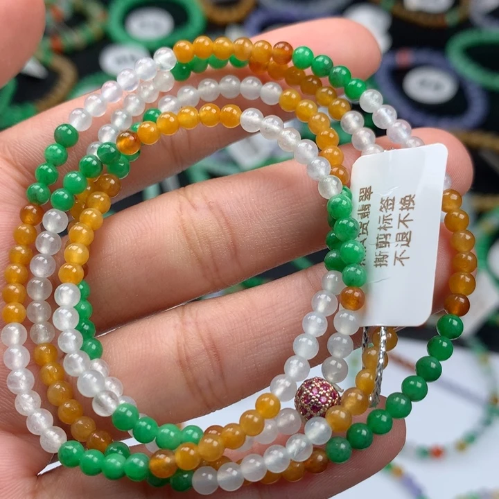 翡翠手镯未镶嵌卡