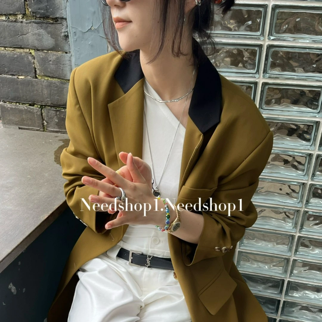 needshop1【酷美学姐】复古宽松西服外套