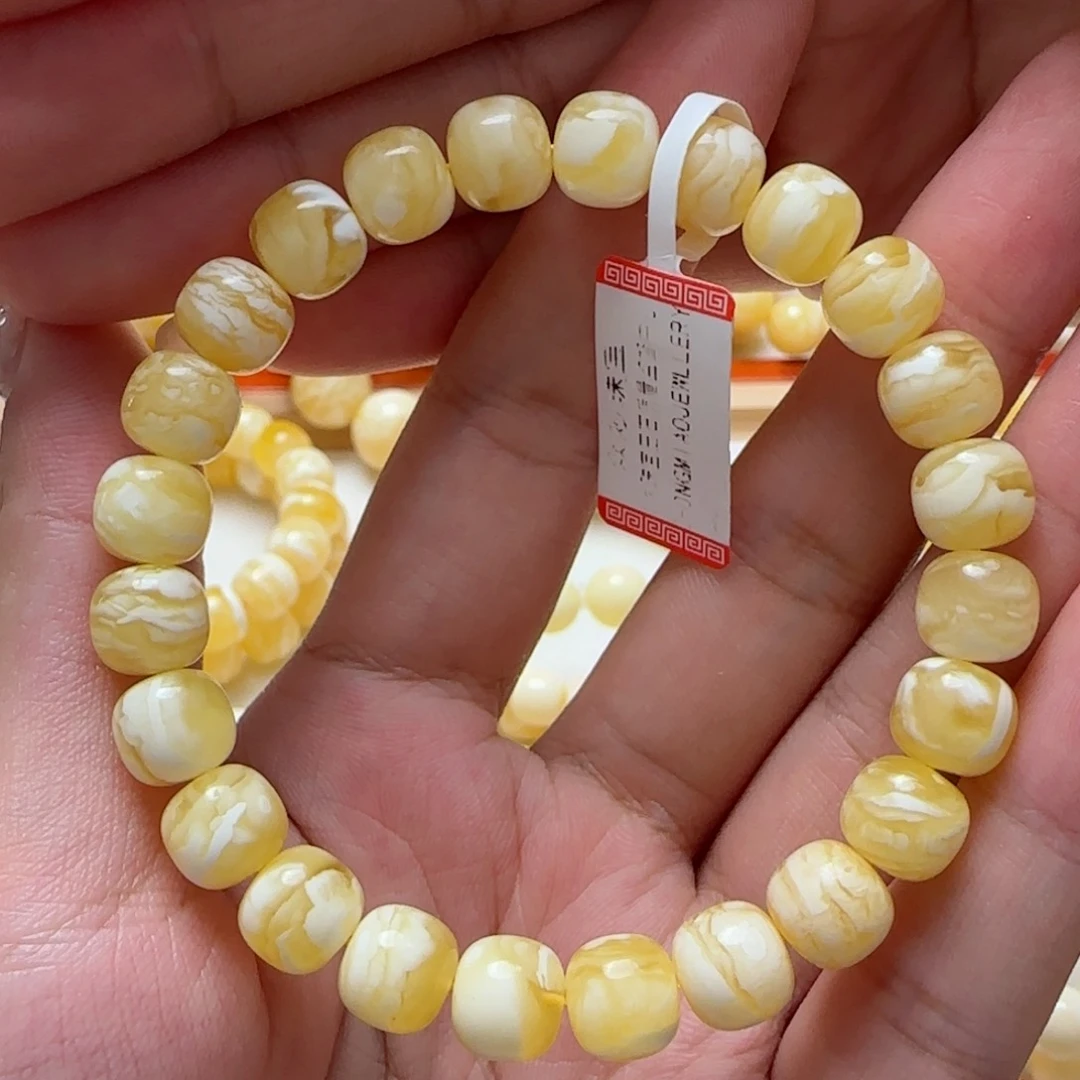 琥珀手链未镶嵌蜜蜡