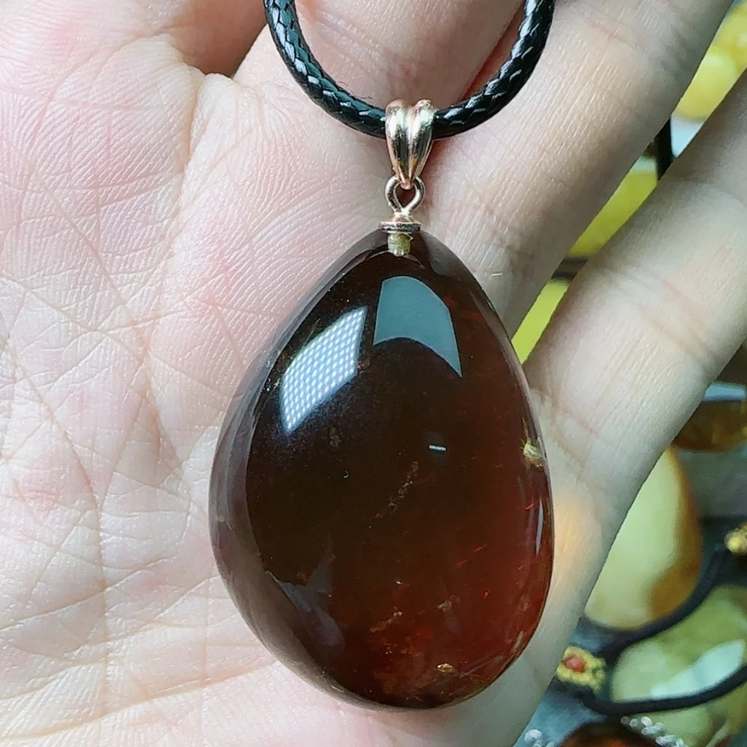 【闪购商品】琥珀项链未镶嵌