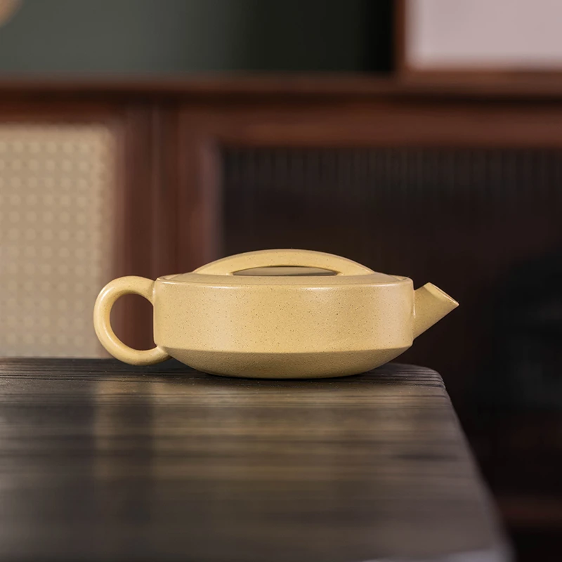 宜兴原矿本山绿泥汉瓦壶紫砂壶一片瓦纯手工制作茶壶茶具手制内推