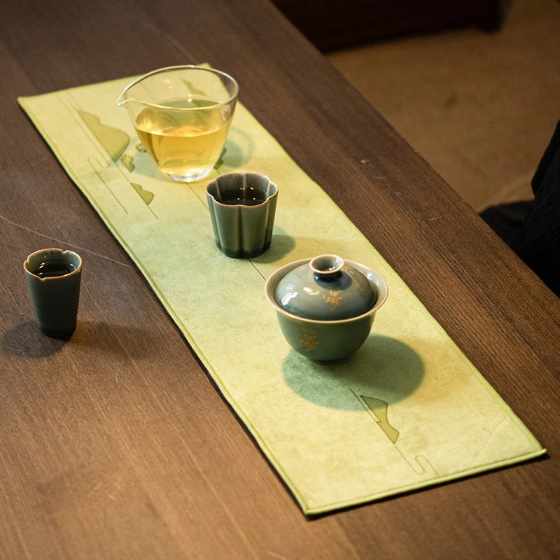 【形相】多尺寸颜色款式奉茶垫泡茶布茶道定制搭配耐用实用精选茶巾