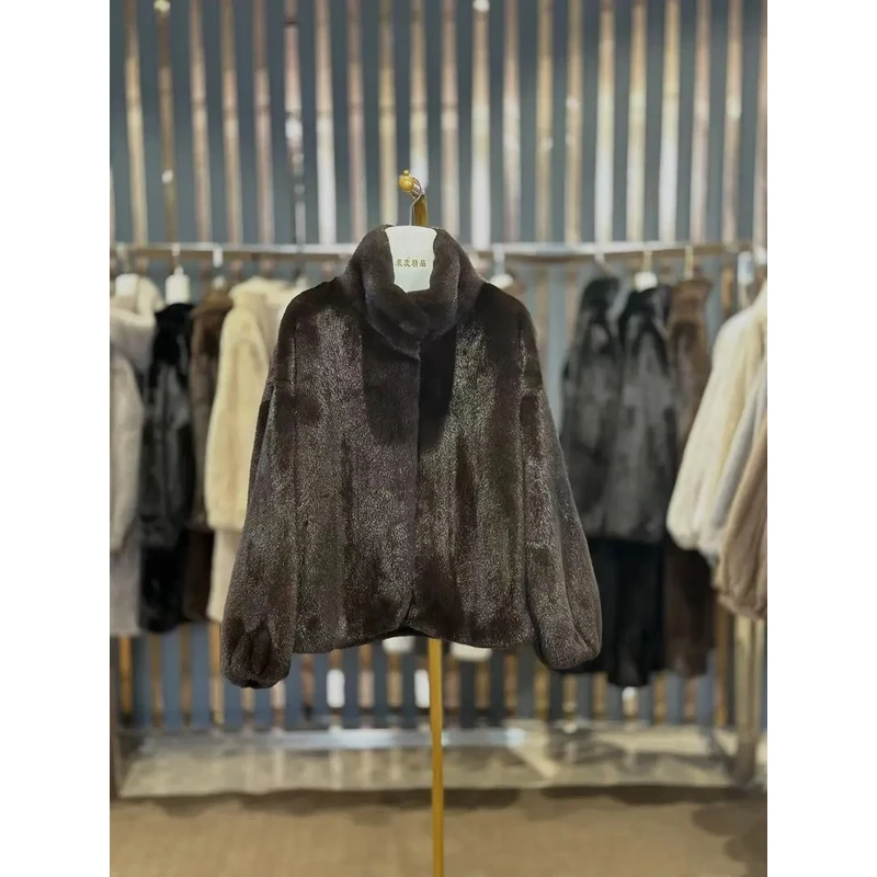 SPECTPEAC/尊和【592】立领宽松女士外套女款时尚黑色设计师