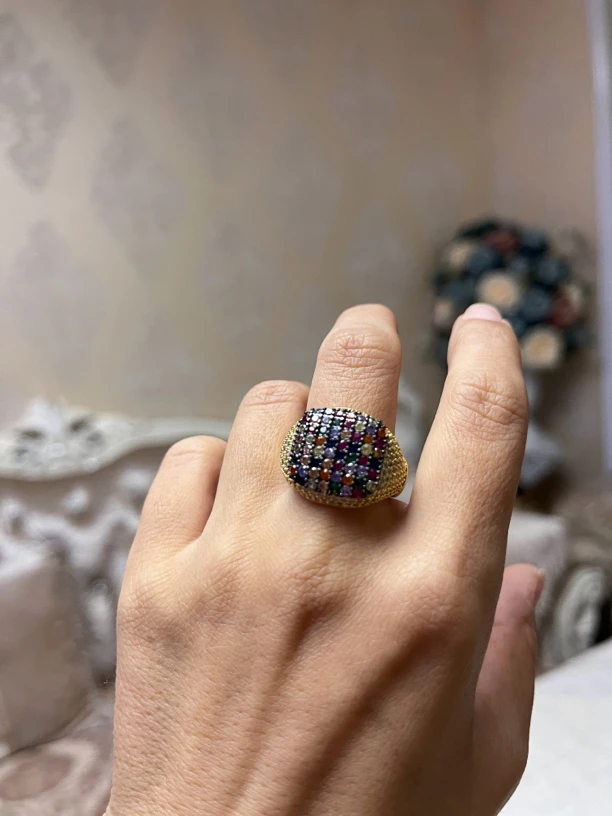 钛钢锆石戒指 满钻钛钢不掉色不过敏戒指