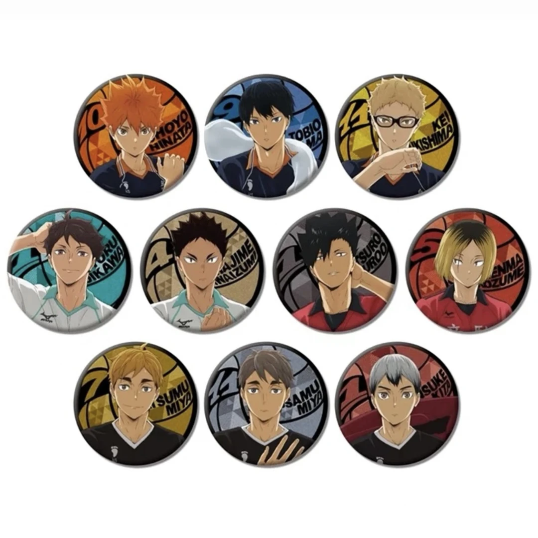 排球少年迈步系列徽章 卡牌徽章收藏代拆盲盒