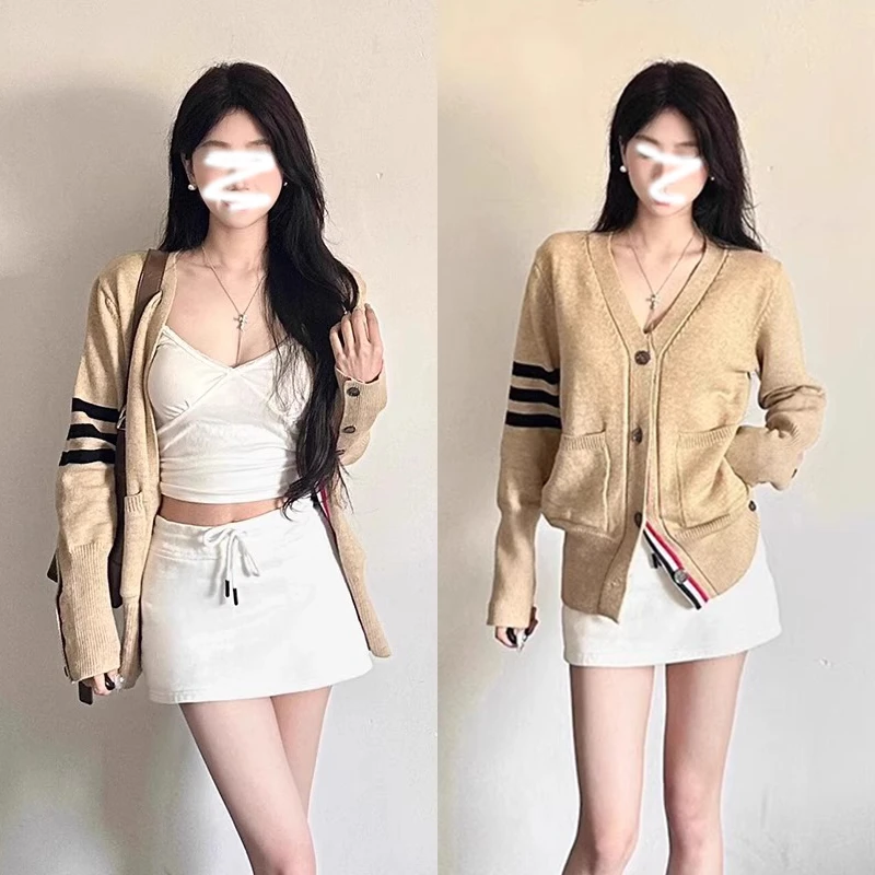 【运费险】毛衣开衫外套洋气上衣早秋韩版高级感百搭小香风针织衫女