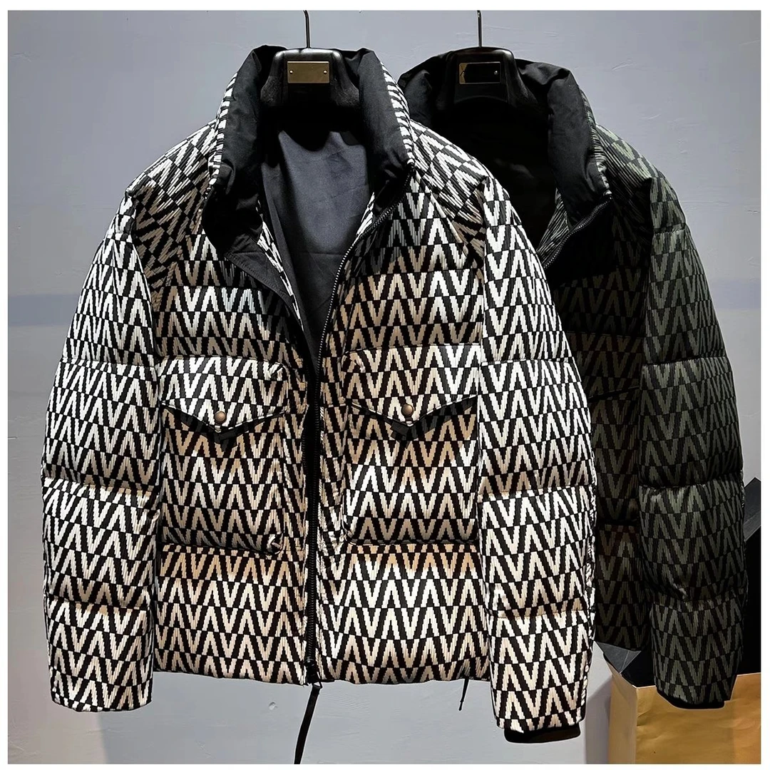 2024秋冬新款短款棉衣夹克男士立领工装保暖棉服外套大衣