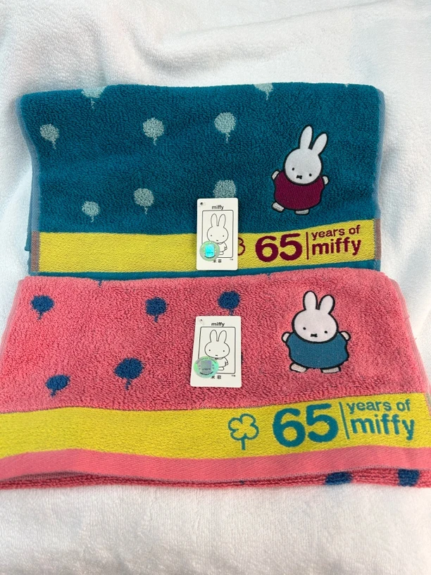 毛巾2条小兔情侣款柔软可爱