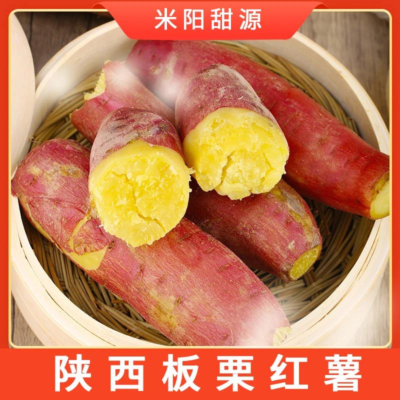 【米阳甜源】陕西板栗红薯5斤 约6-12个