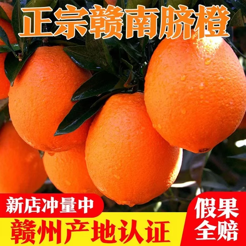 正宗湖北宜昌特产脐橙皮薄多汁农家精选橙子大果秭归橙大脐橙