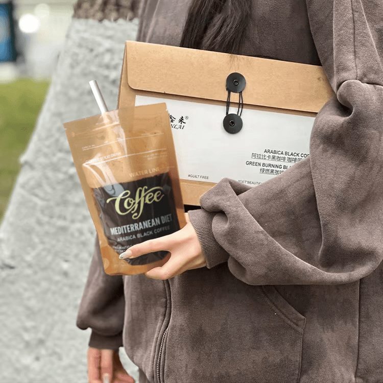 【明星同款】PH地中海咖啡阿拉比卡锡兰肉桂黑咖啡绿燃黑咖啡澳鑫莱
