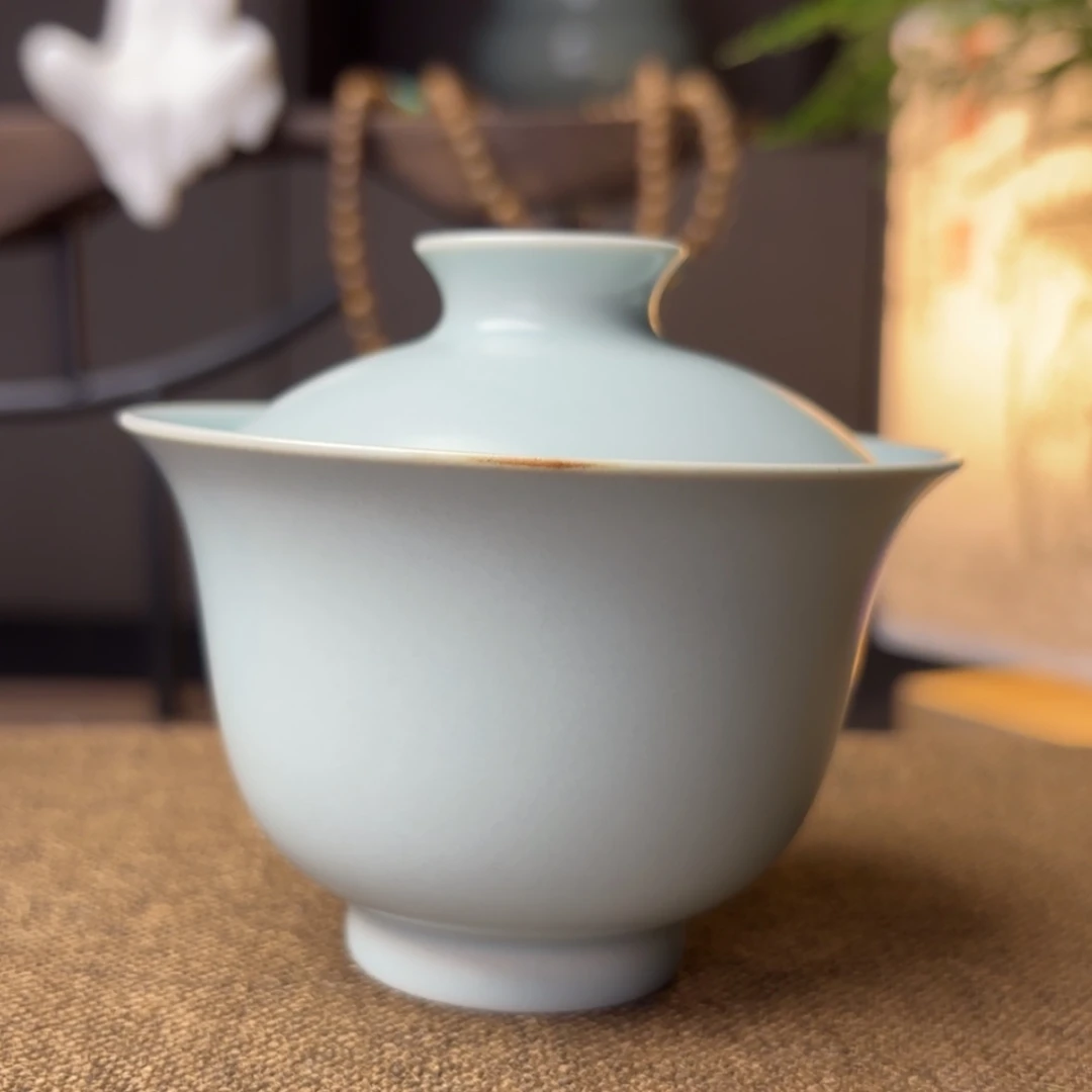 【闪购商品】汝瓷两才盖碗