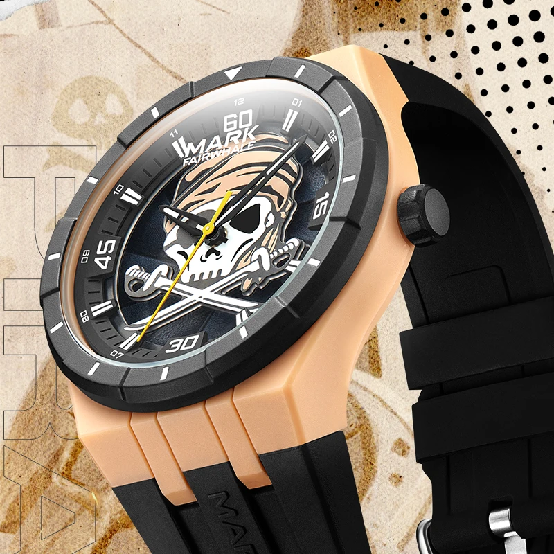 马克华菲海盗船系列多功能防水国表潮流时尚高档男士石英手表5040