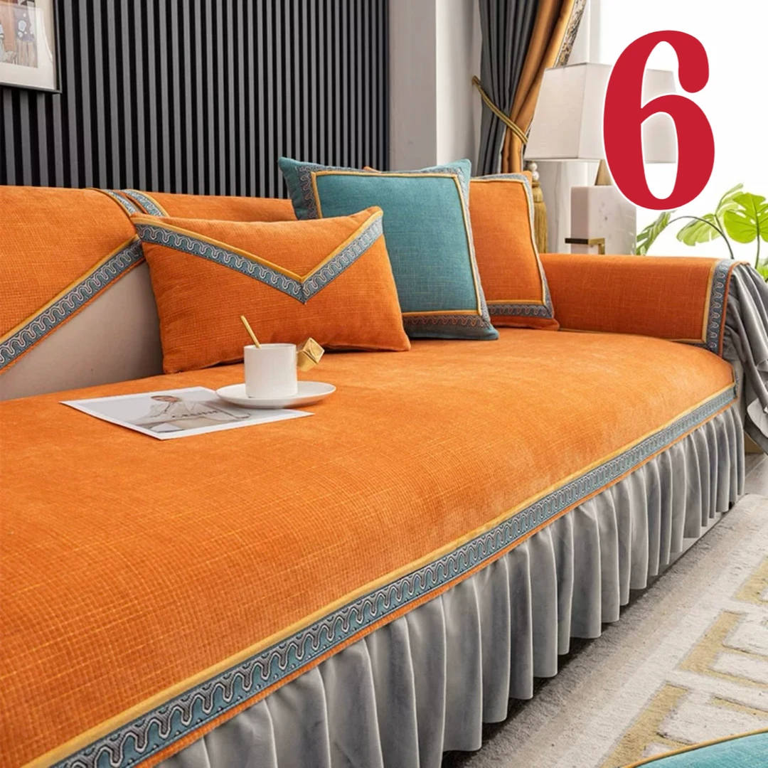 （861工厂直销） 微瑕捡漏 沙发垫四季通用高档坐垫套装 孤品处理