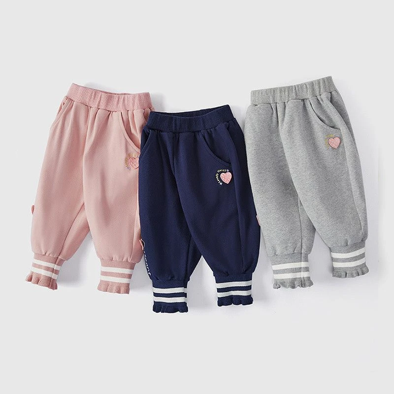 新款上新热销女童休闲裤子3儿童秋季小童秋冬运动裤春秋长裤5岁宝