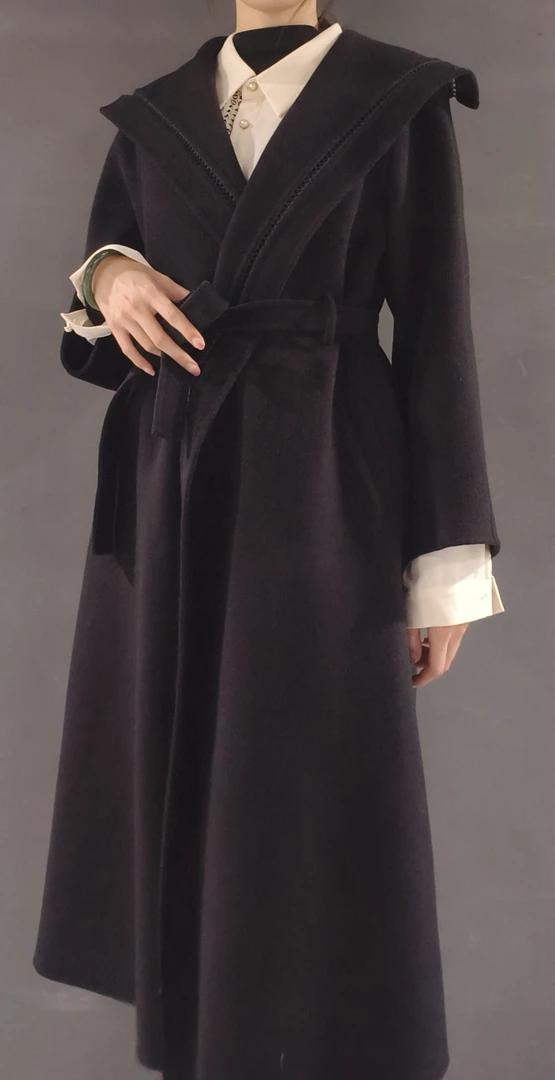 秋冬轻奢款时尚双面呢大衣