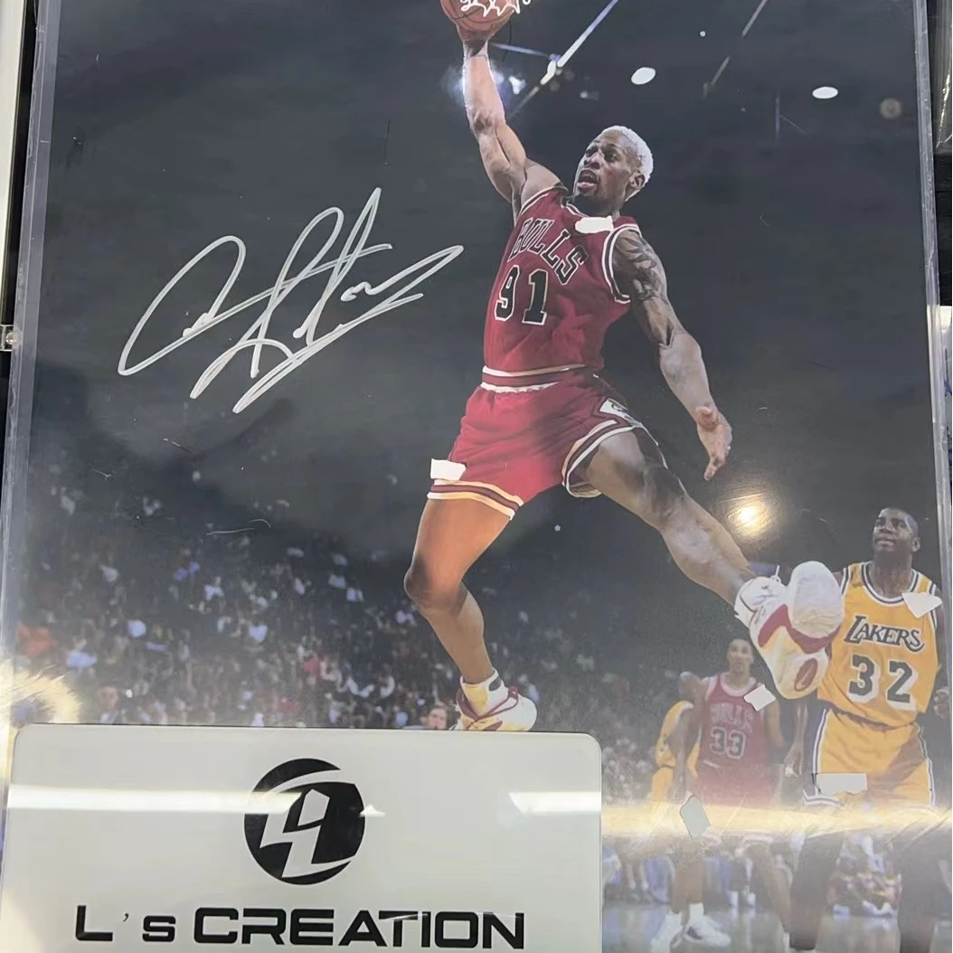 【亲签保真】罗德曼亲签海报带FA证书（可定制装裱或礼盒）