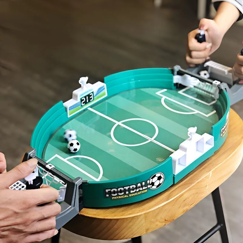 儿童桌面足球双人对战台桌游足球场发射游戏家庭亲子互动益智玩具