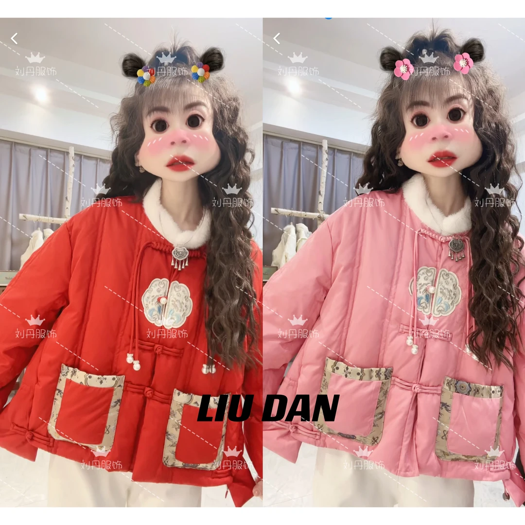 『阳春白雪2』—598冬款时尚甜美设计感遮肉减龄小香风百搭羽绒服