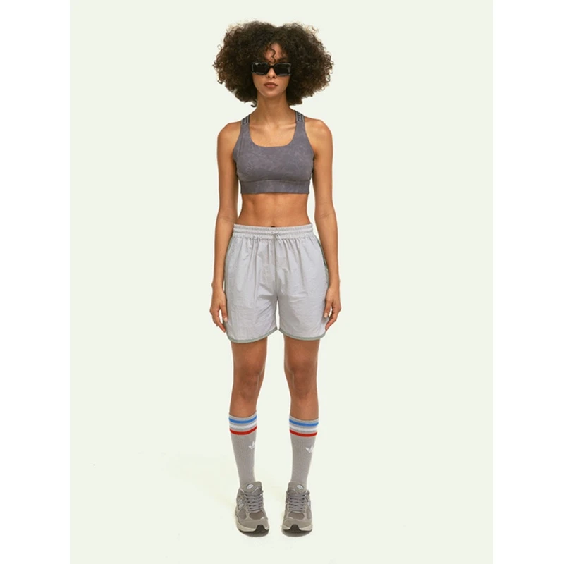 ypl清凉三分裤女宽松弹力收腰显瘦速干跑步运动透气休闲短裤夏季