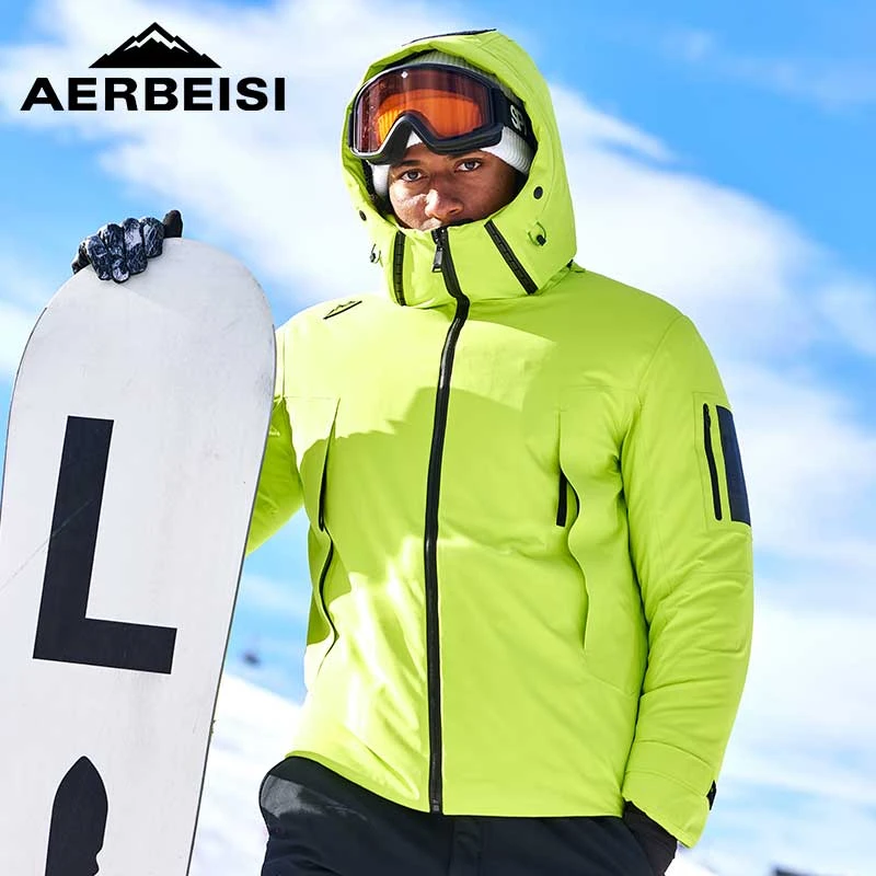 【极寒款】AERBEISI新款连帽冬季加厚户外羽绒服透气保暖防寒