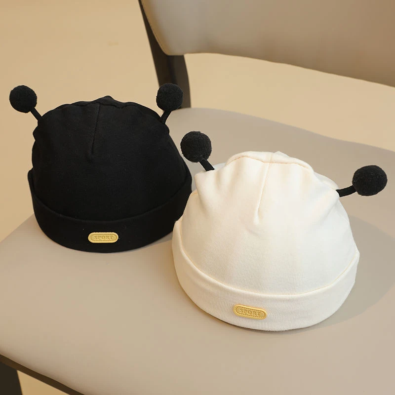 婴儿帽子胎帽新生儿秋冬囟门帽初生可爱女童搞怪套头帽男宝宝无骨