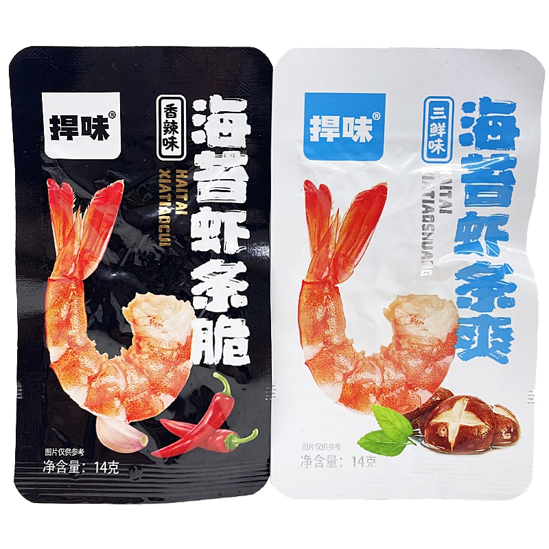 捍味海苔虾条爽毛肚脆爽即食魔芋丝网红休闲小零食