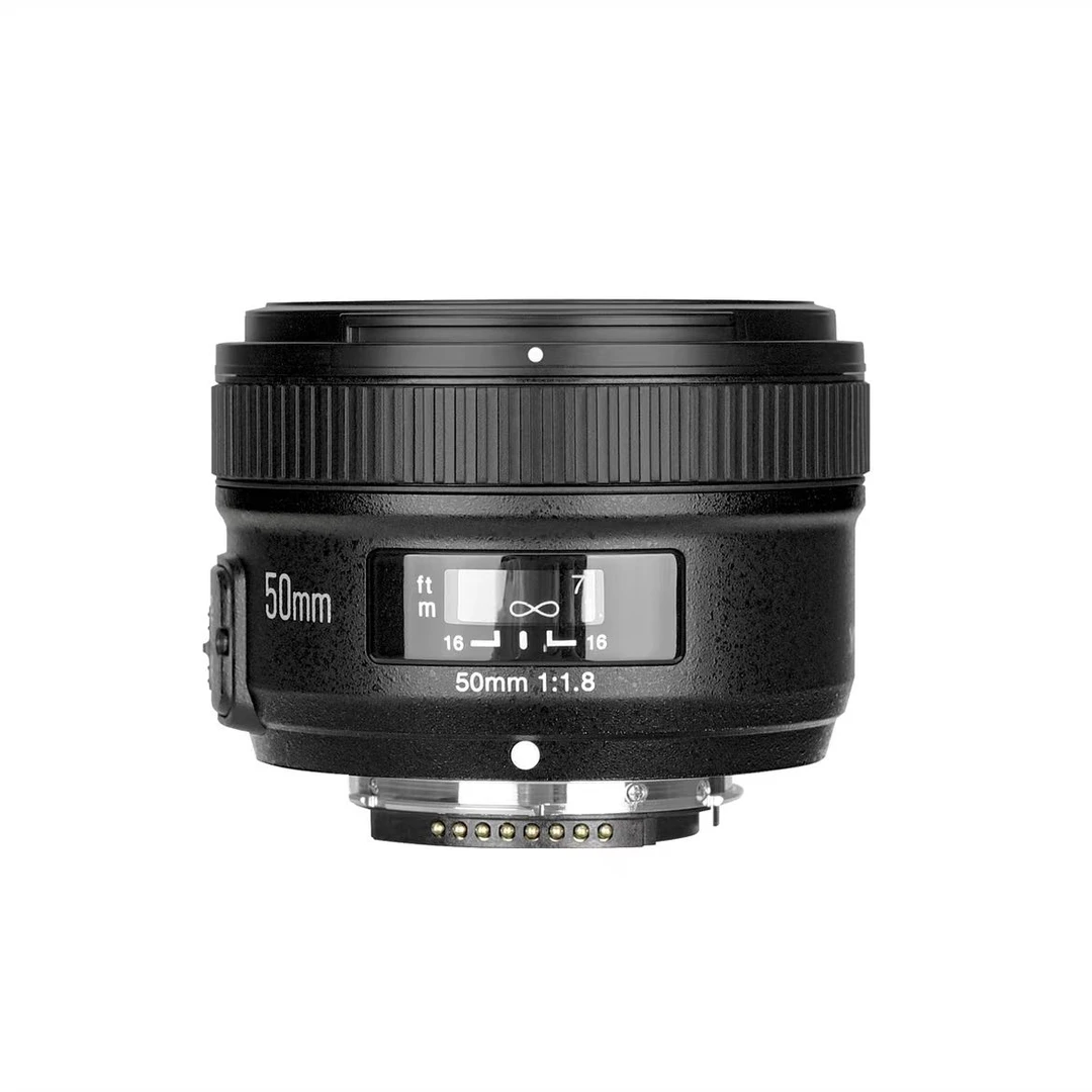 准新品 永诺 永诺小痰盂50mmF1.8全画幅单反人像定焦镜头