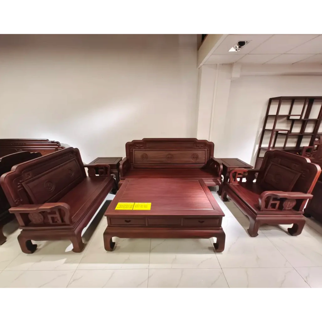 国色天香牡丹客厅系列 全榫卯工艺