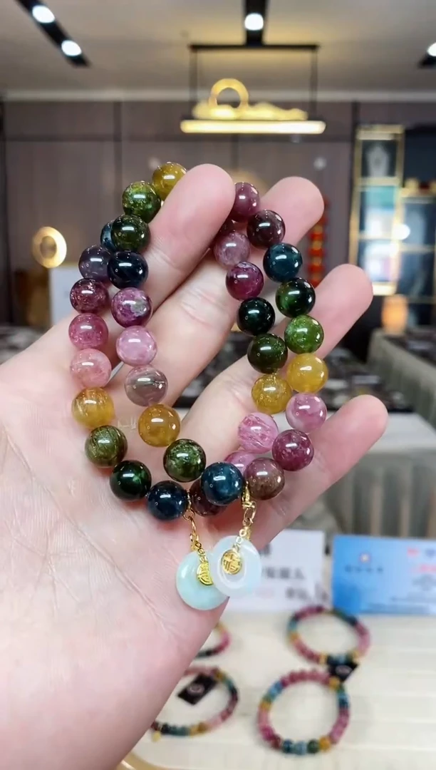 【闪购商品】碧玺单圈手串9mm+未镶嵌（多样性发一条）X