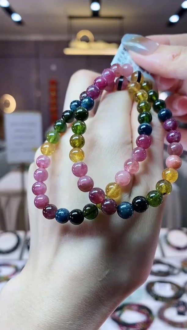 【闪购商品】碧玺单圈手串未镶嵌（多样性发一条）D