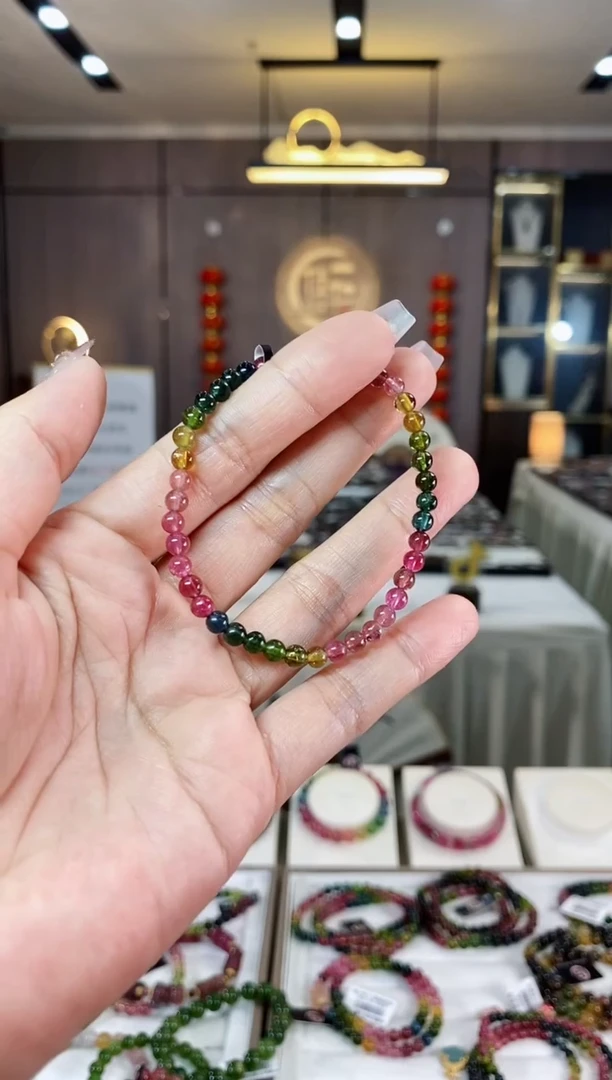 【闪购商品】碧玺单圈手串未镶嵌（多样性发一条）H