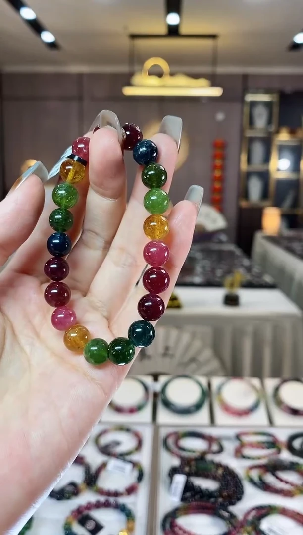 【闪购商品】碧玺单圈手串未镶嵌（多样性发一条）D