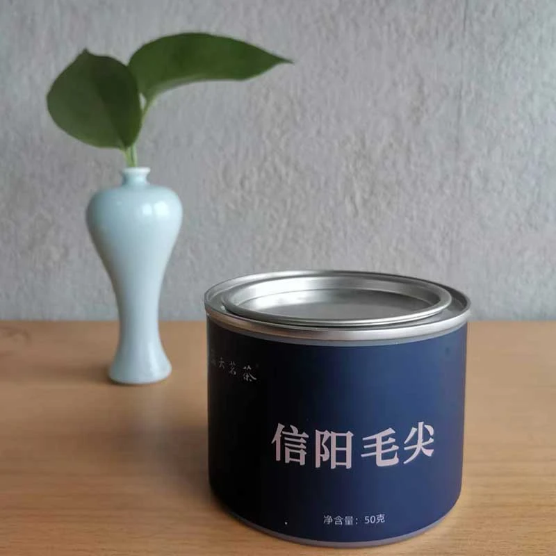 【蓝天茗茶】雨前茶绿茶原产毛尖茶双工艺手工氮气罐装茶保鲜好茶