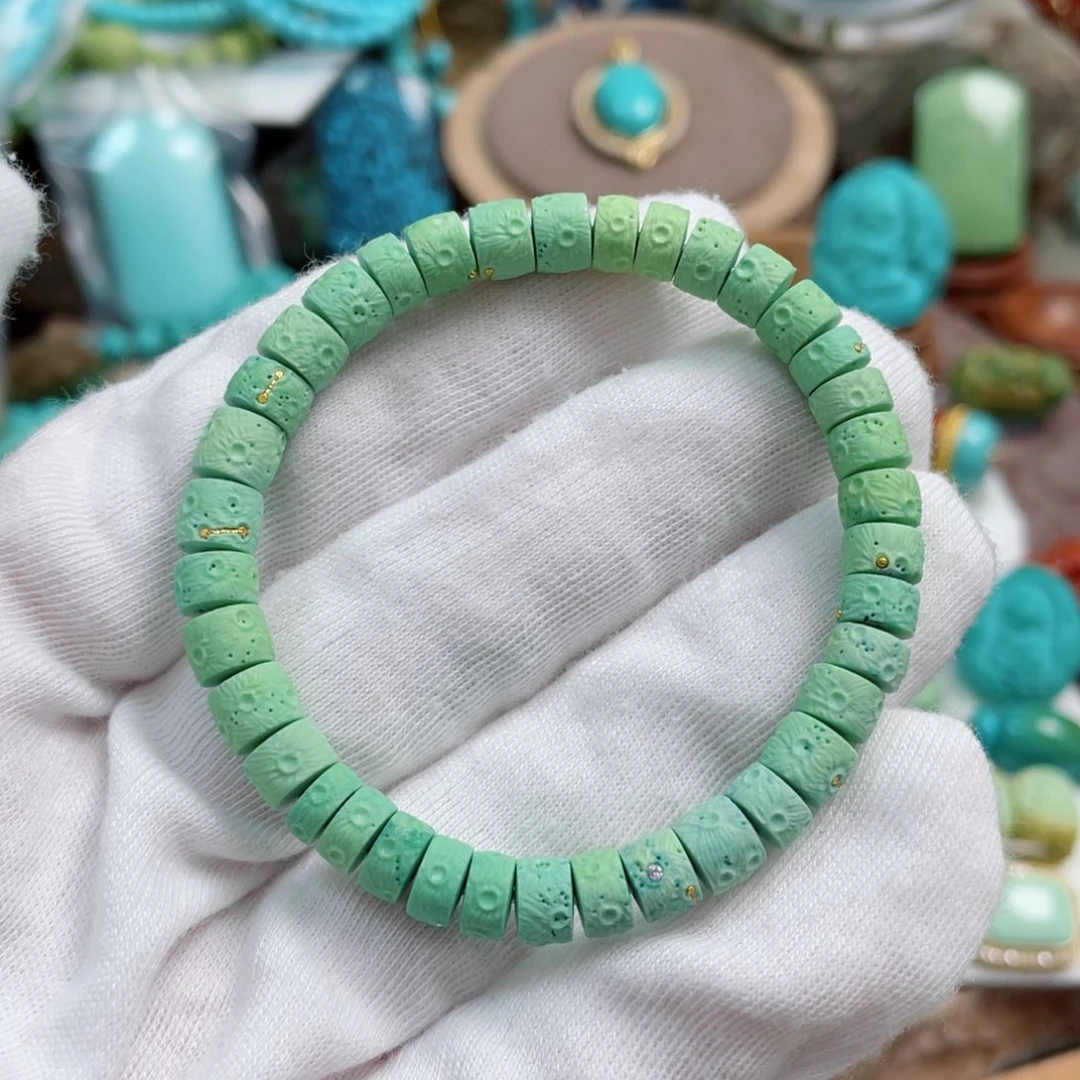 绿松石珠宝奇石未镶嵌