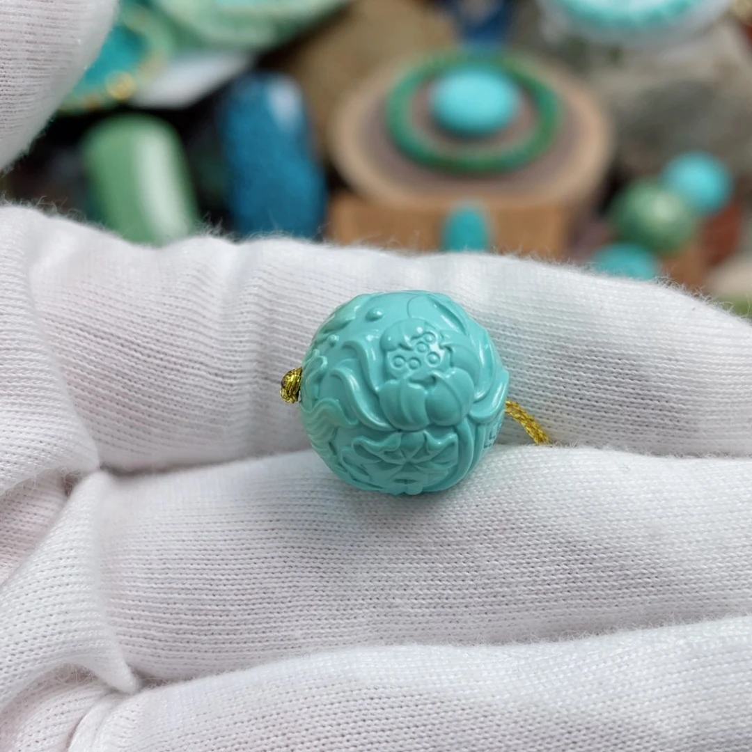 绿松石珠宝奇石未镶嵌