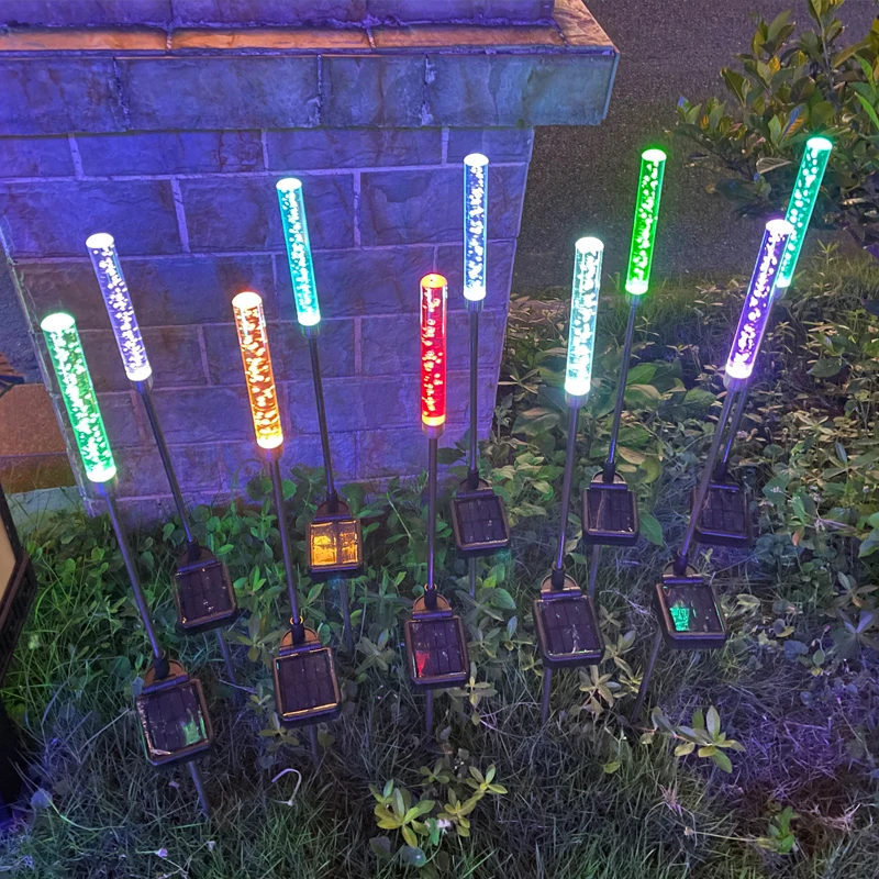 太阳能景观灯柱LED发光芦苇磨砂氛围插地灯园林亮化景观路引婚庆