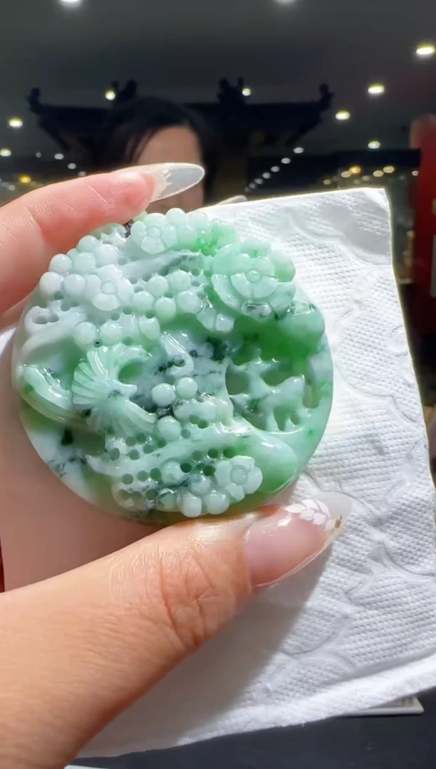 【闪购商品】定制翡翠未镶嵌D-@@QJYL072543