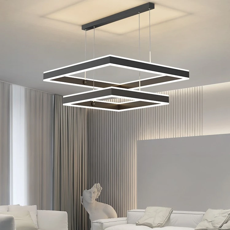 极简客厅吊灯现代简约大气几何led米家小米智能灯具全屋套餐组合