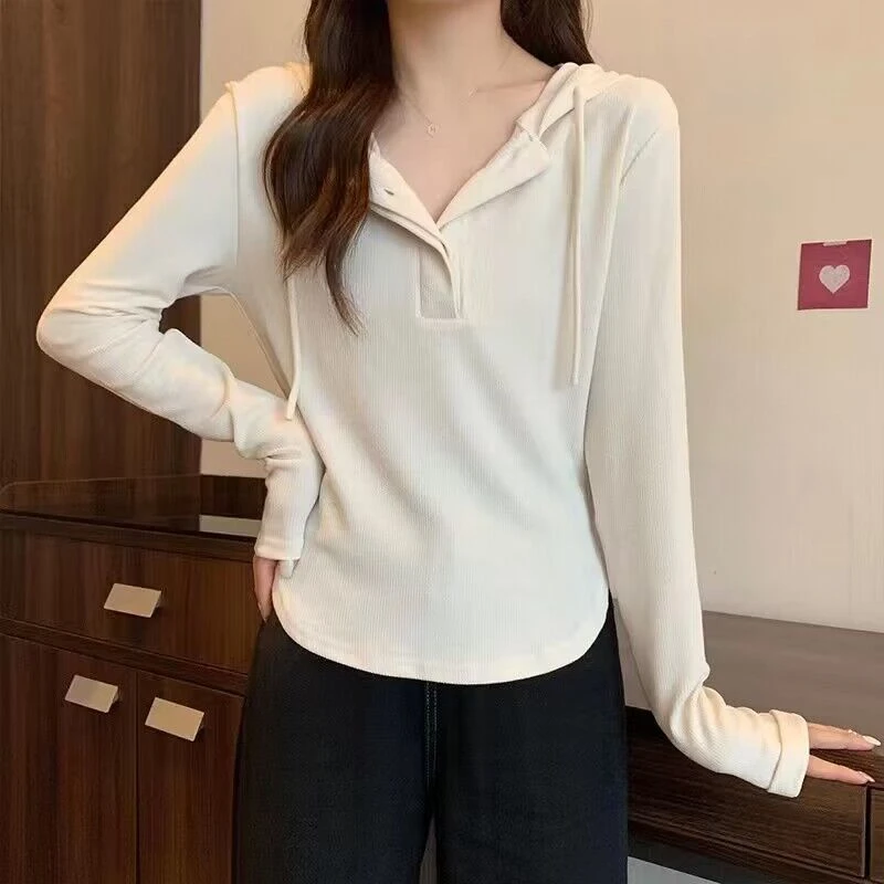 大码女装春秋新款减龄时尚休闲胖MM显瘦连帽上衣2310