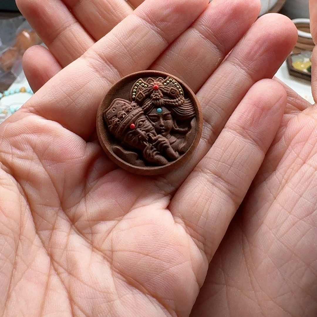 檀香木其他微*老山檀香吊坠吊坠