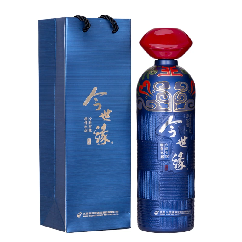 今世缘42度鸿运当头1000ml*1瓶白酒浓香型口粮酒水42度1000ml