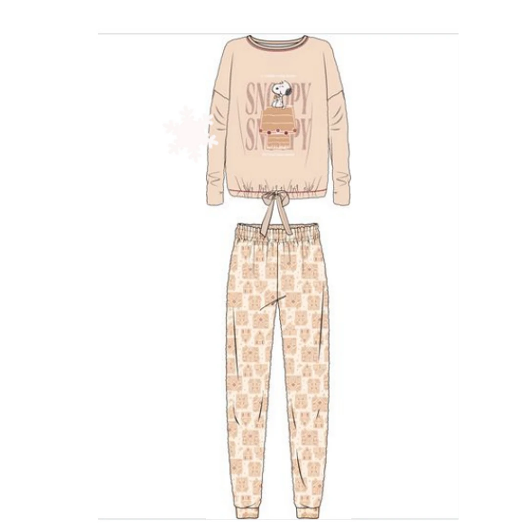 舒纶25春秋运动休闲卡通小狗超柔居家服