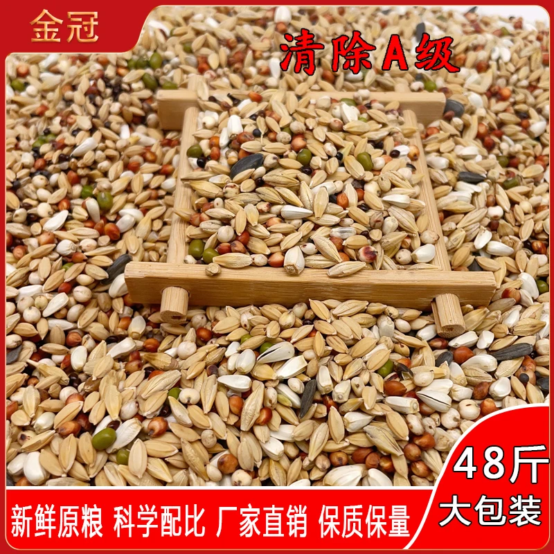 金冠精品清除A级大包装48斤减膘清肠道助消化赛鸽种鸽通用
