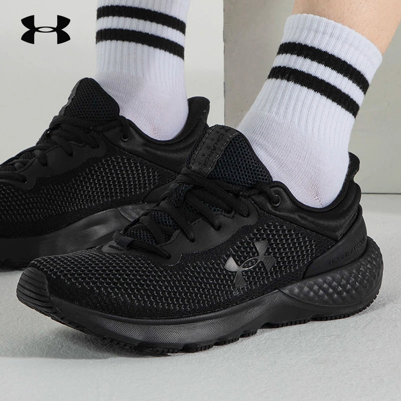 安德玛运动鞋女鞋官方新款Charged Escape 4针织训练健身跑步鞋子