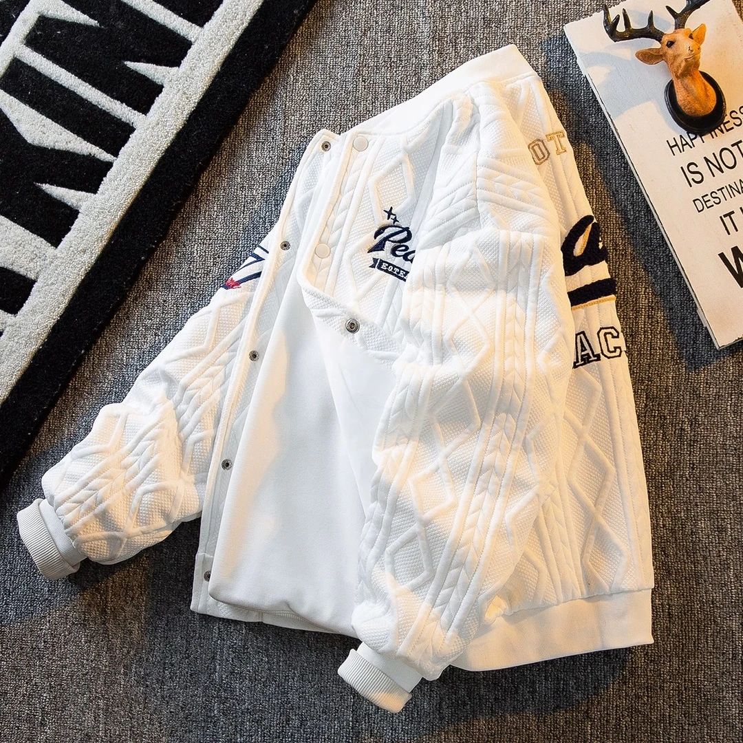 2023春秋新款棒球服外套男秋高级感痞帅潮牌男士帅气休闲百搭夹克