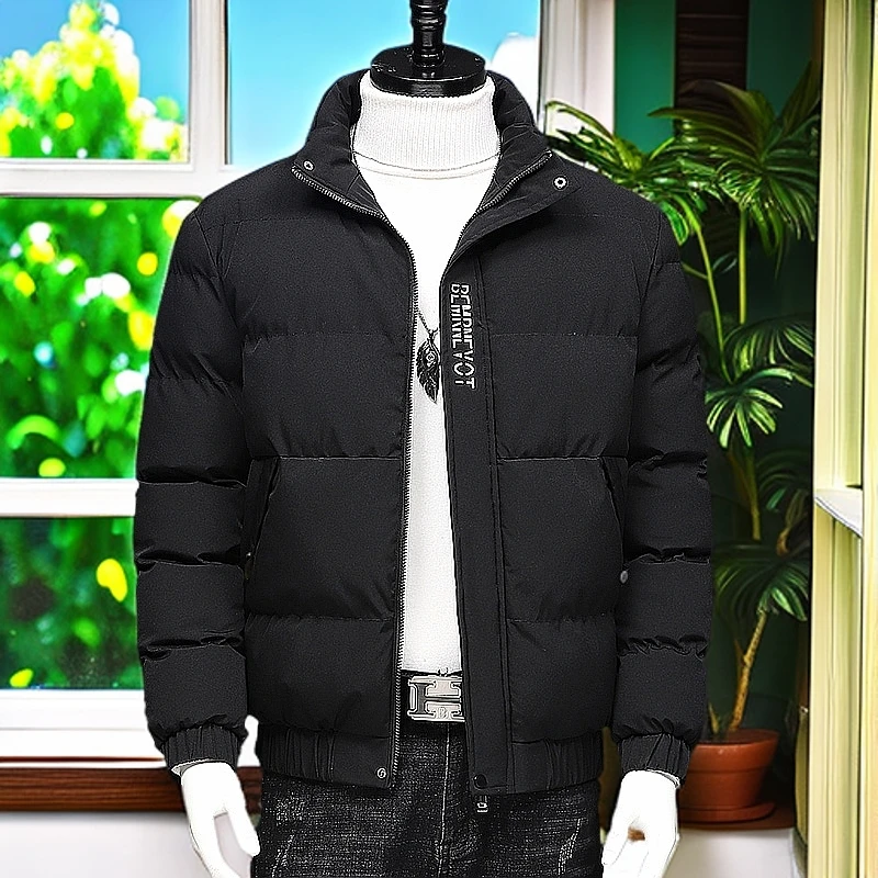 新款棉服男士冬季加厚立领棉衣潮流宽松短款冬装休闲保暖厚外套